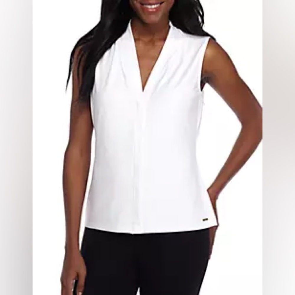Calvin Klein solid white women’s cami